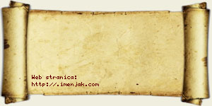 Nevenka Trnjaković vizit kartica